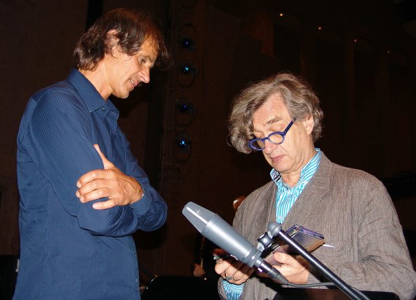 Markus Stockhausen with Wim Wenders