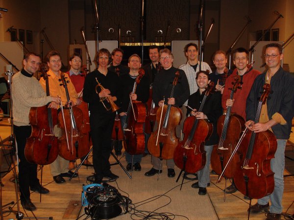 CD-recording MINIATUR with the 12 Cellists, Berlin 2006